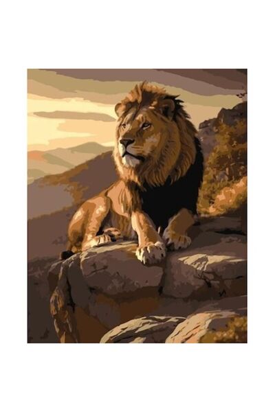 qbee Pictură după numere - Regele Bestiei 40x50 cm