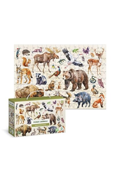 Dodo Puzzle 200 animale din pădure, multicolor, 200 de piese