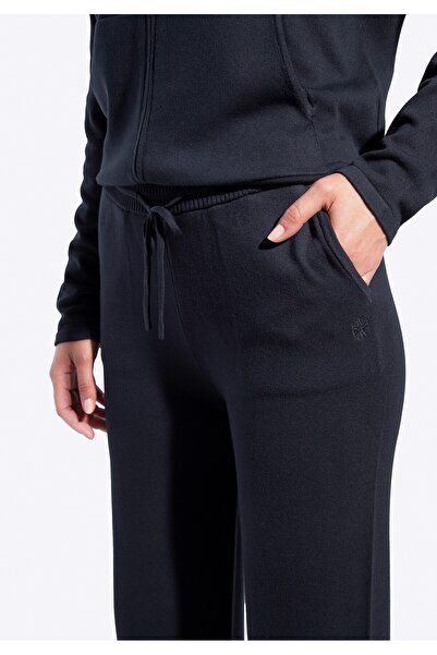 Wittchen Women's Trousers made of viscose and nylon, navy blue, navy blue viscose