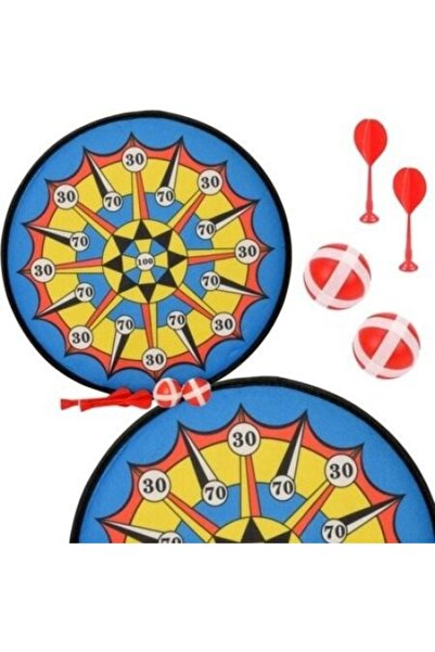 MAKSIK Set de darts cu scor până la 100, — 2 bile și 2 darts, colorate, diame...