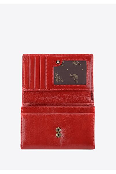 Wittchen Women's Leather Wallet, Stylish Medium Red, Leather