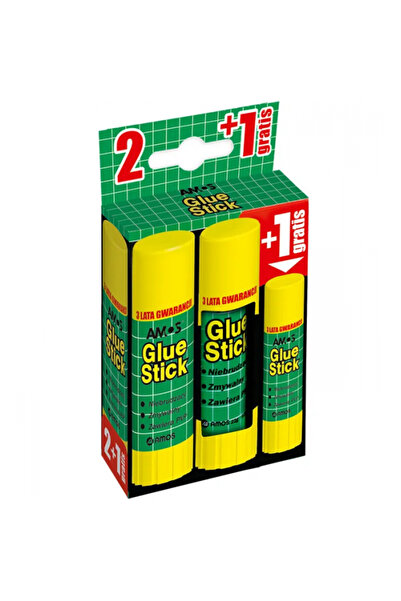 Amos adeziv solid, 22 g, fără solvent, set 2 buc + 1 x 8 g fără solvent, GSWB...