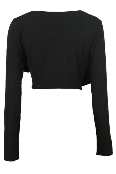 Flounce Club Flounce Off Shoulder Blouse Black - 4XL, Black, 95% polyester, 5% elastane