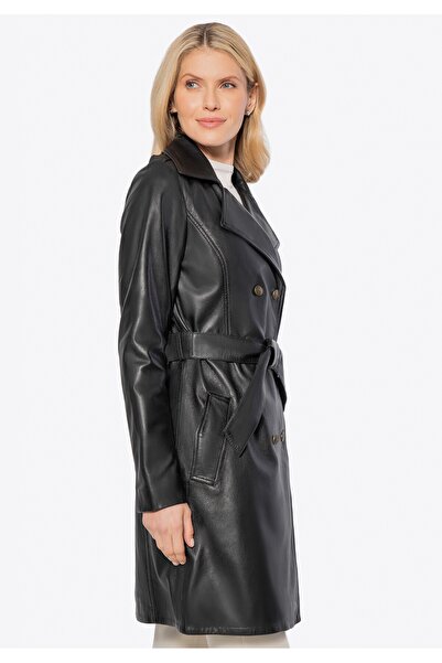 Wittchen Women's Sheepskin Coat Black Black Leather