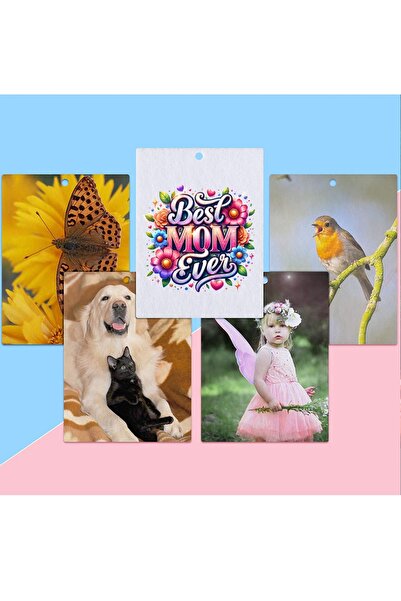 CrisPrint Personalized car air freshener "Best mom"