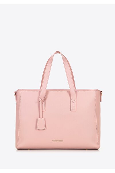 Wittchen Women's 16" Laptop Bag in Imitation Leather Pink