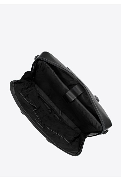 Wittchen Geantă bărbătească pentru laptop de 16" din imitație de piele, neagră