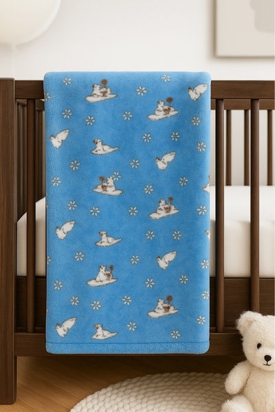 UgurToyss بطانية أطفال 80×100 سم ناعمة وسميكة للشتاء ودافئة وصديقة للبشرة