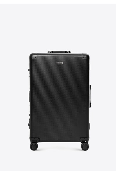 Wittchen Set de valize bărbătești mici și medii din aluminiu, negru, aluminiu negru