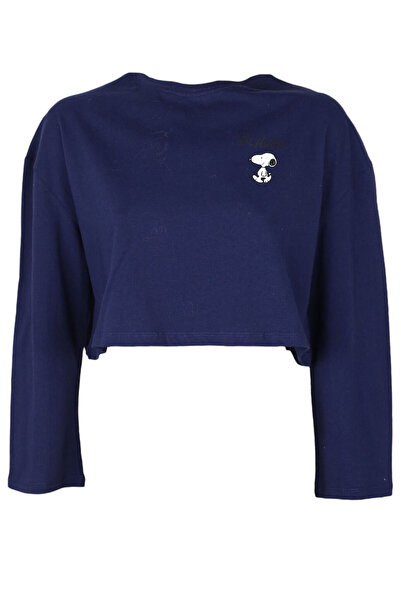 Jennyfer Blouse Gina Dark Blue - S, Blue, 100% cotton