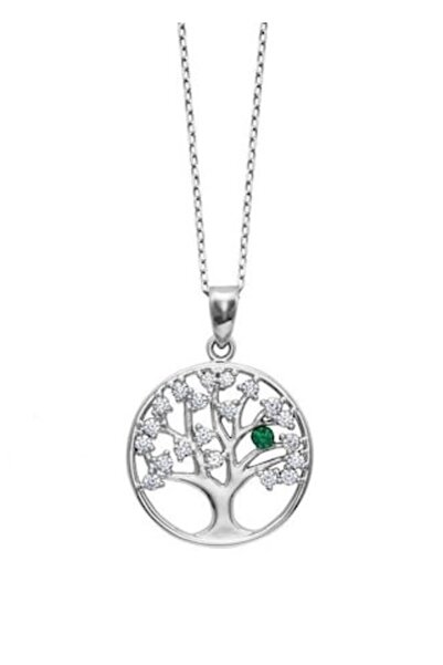 AVON Tocara Tree of Life Necklace, rhodium plated,