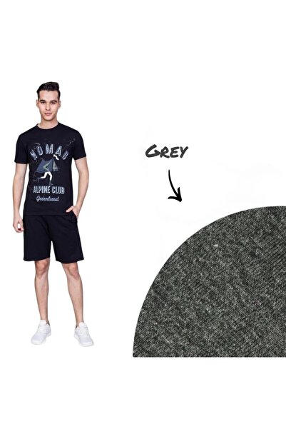 iza Mens Cotton T-Shirt and Shorts Co-ord Set