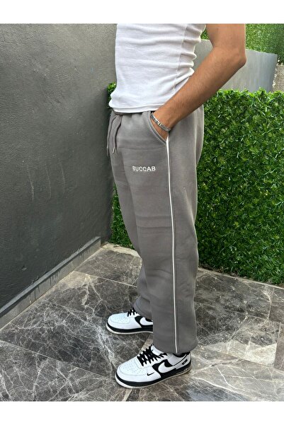 Buccab ( Premium Nakış Baskı ) Şardonlu 3 iplik Ayarlanabilir paça ünisex Eşo...