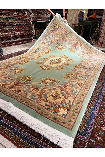 RD RAMAZAN DAĞ EL HALI SANATI El Dokuma Kabartmalı Çin Halısı 2 El Ebat 280x180