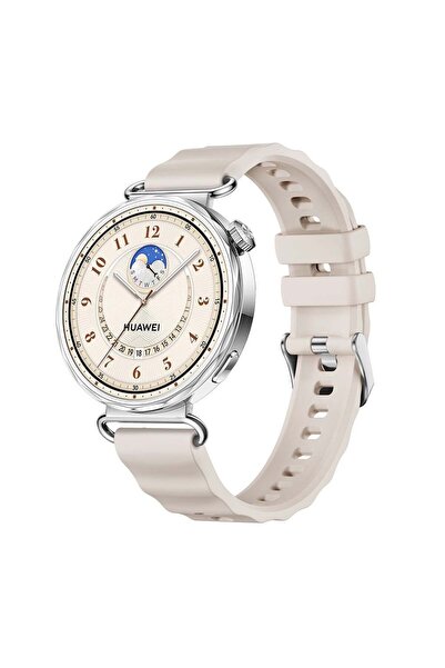 bbtech Huawei Watch Gt 6 41mm Compatible Wave Pattern Silicone Band 18mm Launch Strap