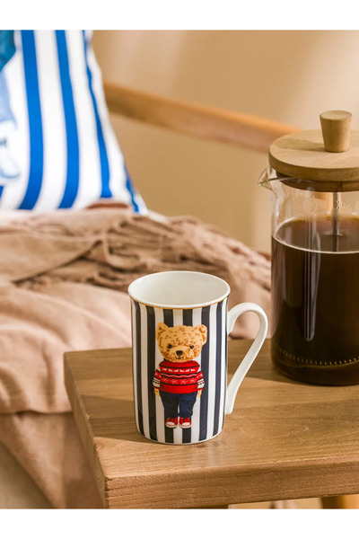 LC Waikiki Lcw Home Mixed Bear Teddy Printed Porcelain Mug 285 ml