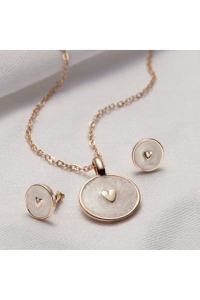 AVON Celestine jewelry set - earrings and necklace,