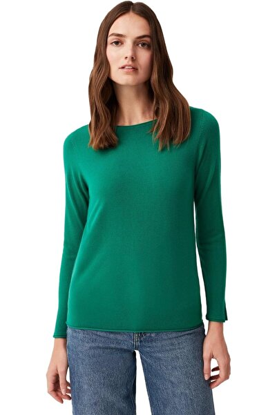 Ovs Womens Long-Sleeved Top With Small Splits