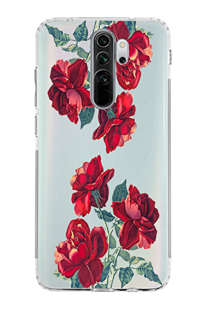 Elorakılıf Xiaomi Redmi Note 8 Pro Uyumlu Baskılı Yumuşak Silikon Şeffaf Tele...