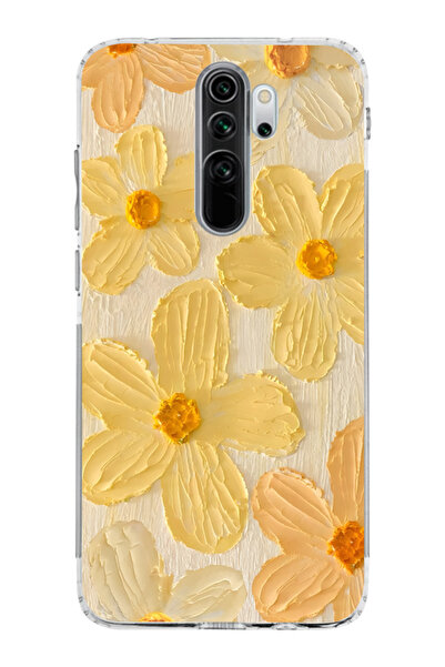 Elorakılıf Xiaomi Redmi Note 8 Pro Uyumlu Baskılı Yumuşak Silikon Şeffaf Tele...