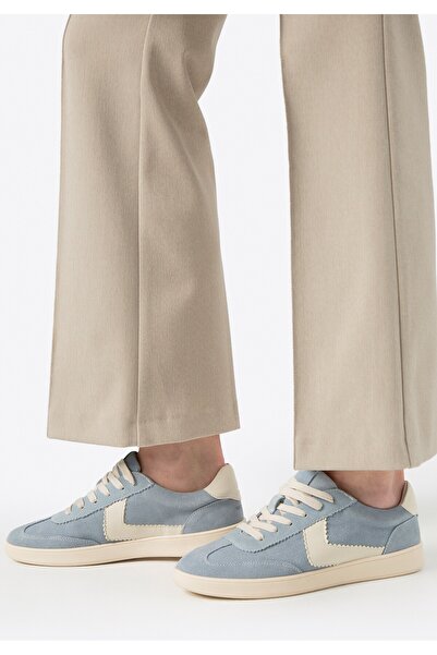 Wittchen Teniși din piele întoarsă pentru femei cu inserții contrastante din ...