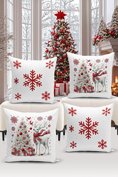 Bertille Home Новогодишна серия двустранни цифрови печатни 4-компонентни комп...