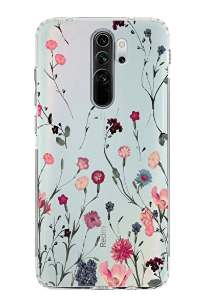 Elorakılıf Xiaomi Redmi Note 8 Pro Uyumlu Baskılı Yumuşak Silikon Şeffaf Tele...