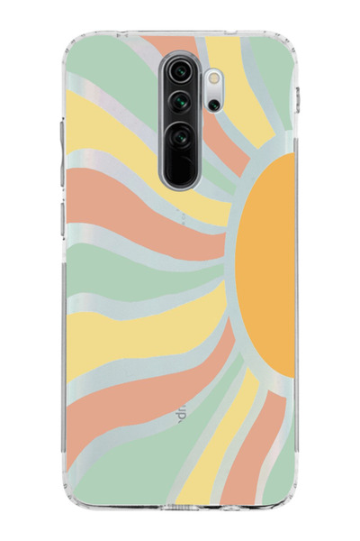 Elorakılıf Xiaomi Redmi Note 8 Pro Uyumlu Baskılı Yumuşak Silikon Şeffaf Tele...