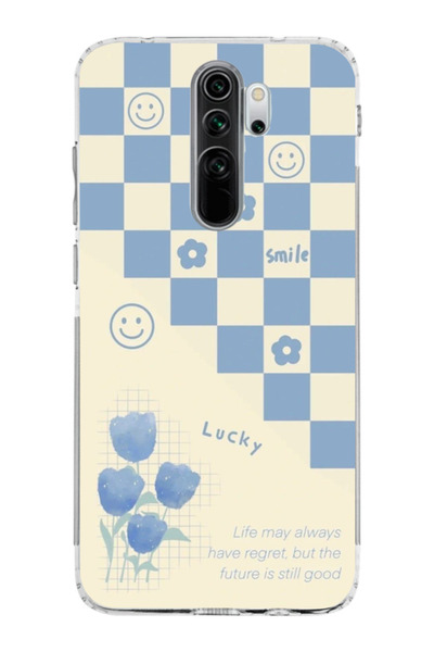 Elorakılıf Xiaomi Redmi Note 8 Pro Uyumlu Baskılı Yumuşak Silikon Şeffaf Tele...
