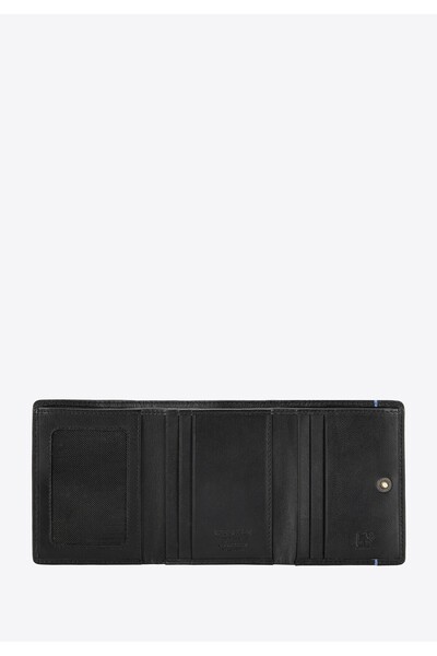Wittchen Women's Small Leather Wallet with RFID Black Leather