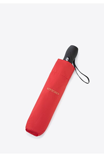 Wittchen Woman Automatic Umbrella in Box Small Red Polyester