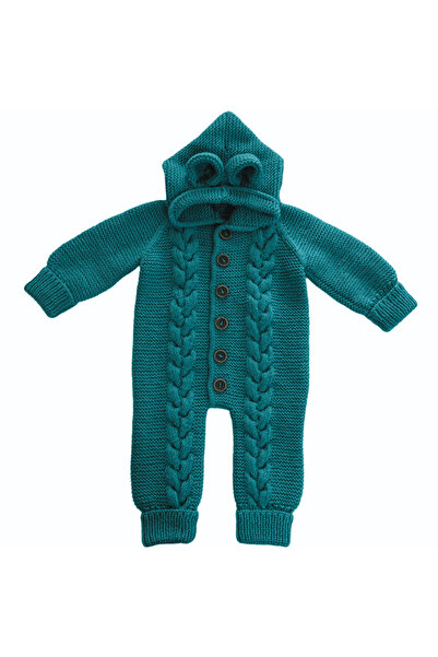 Aykır ı Bebe Aykır-ı Bebe Anti Alerjik El Örgüsü 1-1,5 Yaş Bebek Tulumu