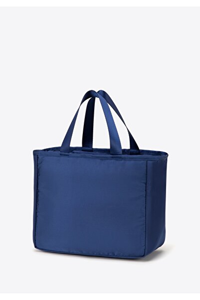 Wittchen Men's Lunch Bag with Front Pocket, Blue Polyester