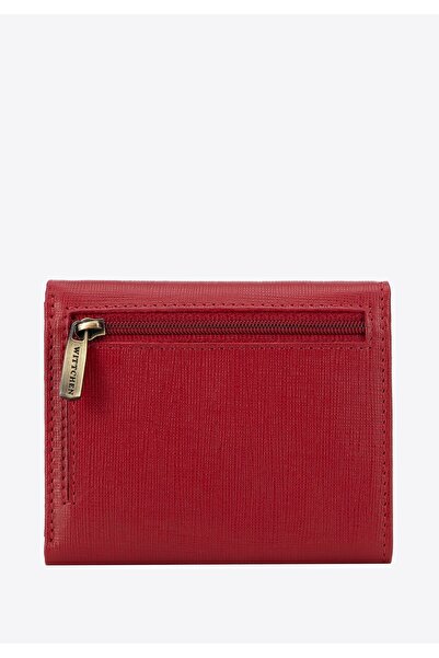 Wittchen Women's Leather Purse Saffiano Red Leather