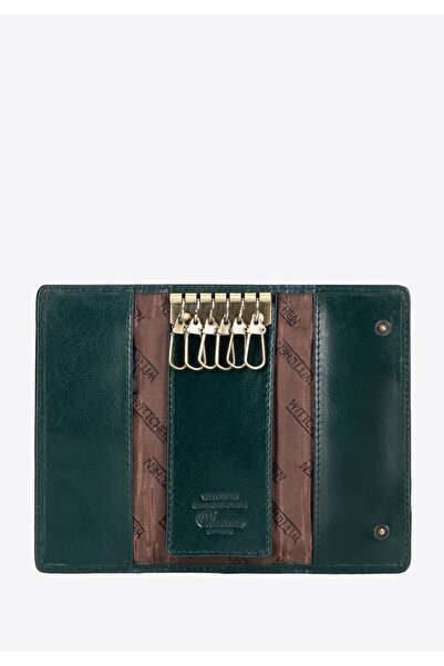 Wittchen Woman's Key Case in Patent Leather Green