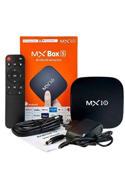 ZERO LAND Lvsqvr 2.4g Wifi Tv Box Media Player Tv Compatible Mx Box Box (12552) Android Tv