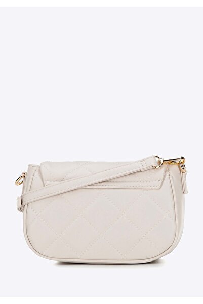 Wittchen Geantă crossbody de damă din piele cu cusături, crem, crem, piele