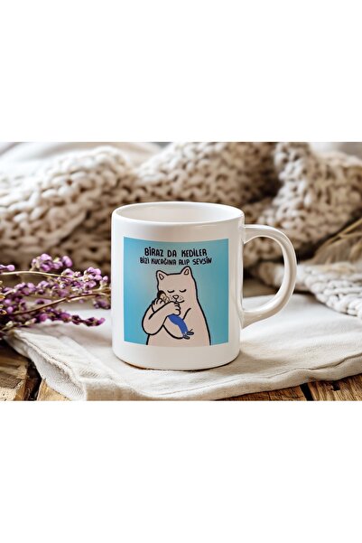 Beramussa كوب بتصميم قطة لطيفة - هدية ممتعة - قد تحبنا حتى تأخذنا في عناقها