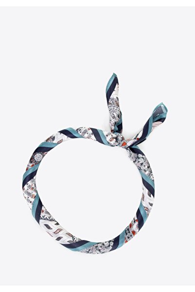 Wittchen Eșarfă de mătase cu model roșu și bej pentru femei