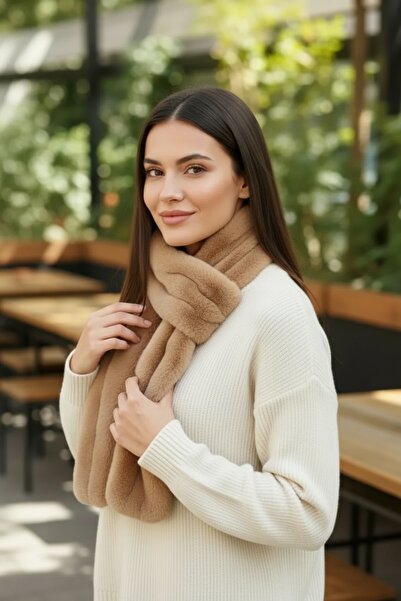 Netodak وشاح نسائي من الفرو الصناعي – نمط أنيق وفاخر بملمس ناعم لفصل الشتاء