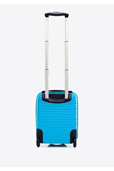 Wittchen Valiză de cabină bărbătească cu nervuri ABS albastră