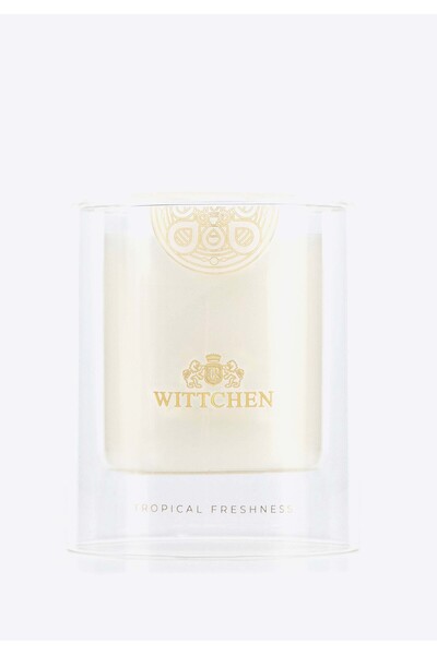 Wittchen Men's Soy Candle with Cotton Wick Small Tropical Freshness White Pol...