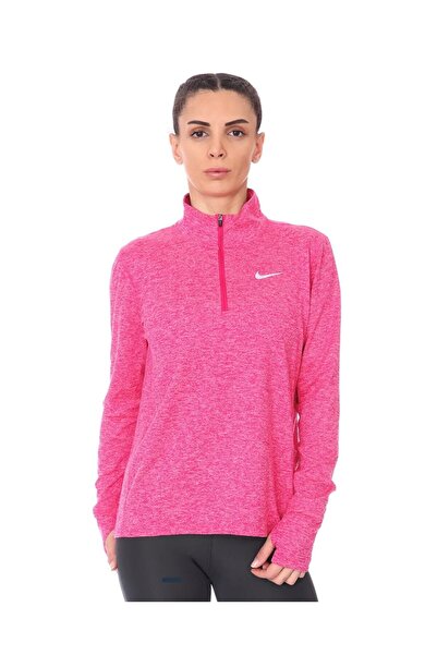 Nike Dri-Fit Element Top Hz Kadın Pembe Koşu Uzun Kollu Tişört CU3220-615