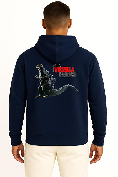 Bahriyeli Collection Худі з капюшоном Godzilla Junior Destoroyah King з кишенями та спинкою, унісекс