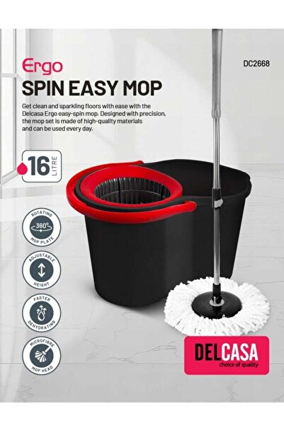 DELCASA Ergo 16L Spin Easy Mop DC2668