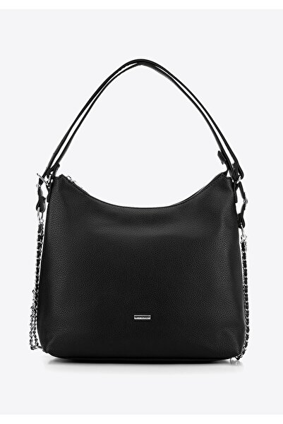 Wittchen Geantă de damă - rucsac din piele, negru și argintiu, negru și argin...