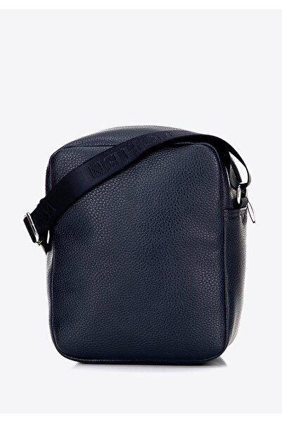 Wittchen Geantă mică de tip messenger pentru bărbați, din piele, bleumarin, piele