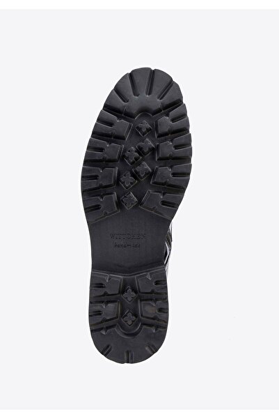 Wittchen Men's patent leather combat boots, burgundy, burgundy patent leather