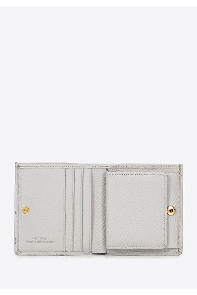 Wittchen Woman Small Women's Leather Wallet with Embossing Off-White Off-White Leather