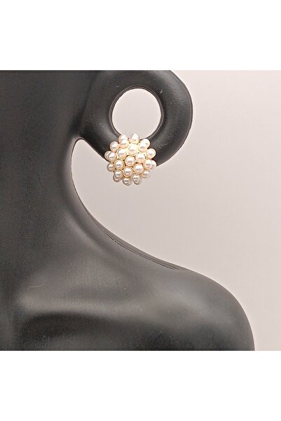 MODAMİRA AKSESUAR Seyreltilmiş İnci Detaylı Top Küpe – Zarif ve Minimal Kadın...